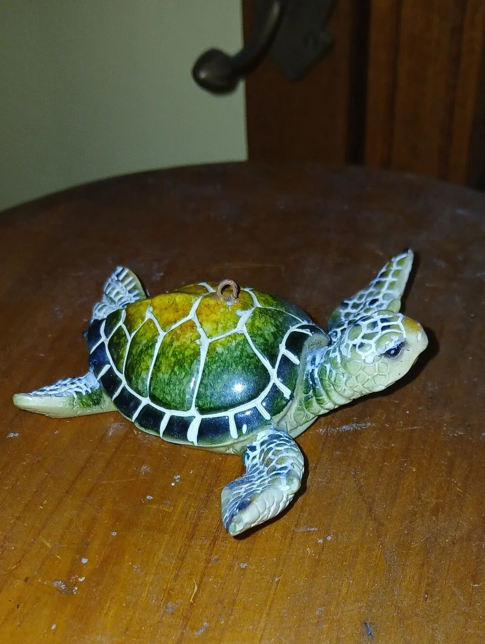 Green Sea Turtle Resin Ornament